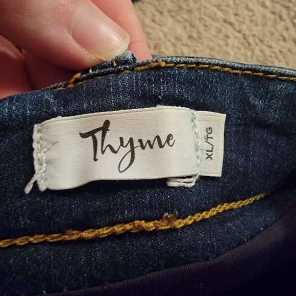 Thyme maternity jeans XL - Picture 6 of 7
